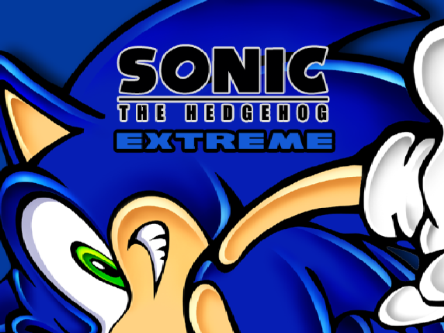 Ecran titre de Sonic Extreme